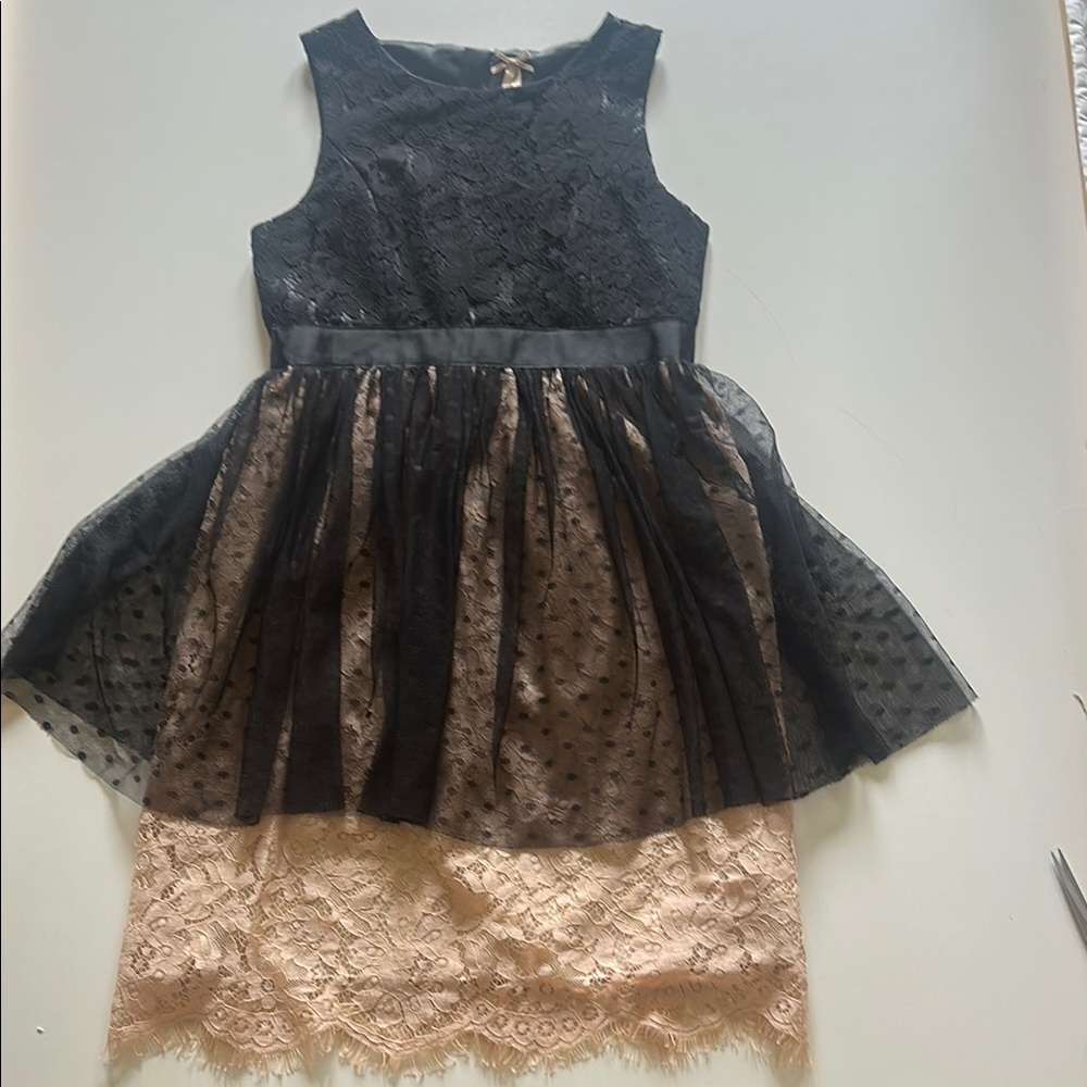 Ruum Black Fit and Flare Dress
